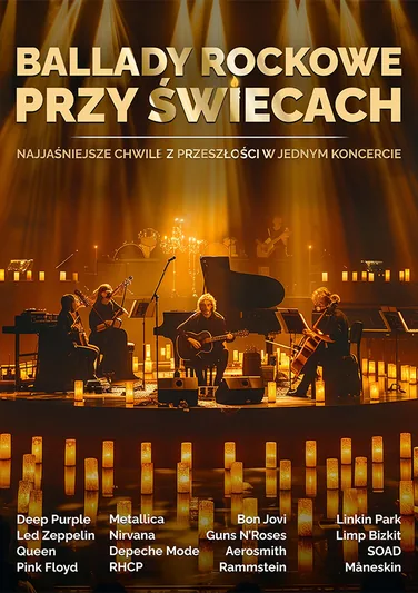 Ballady rockowe przy świecach